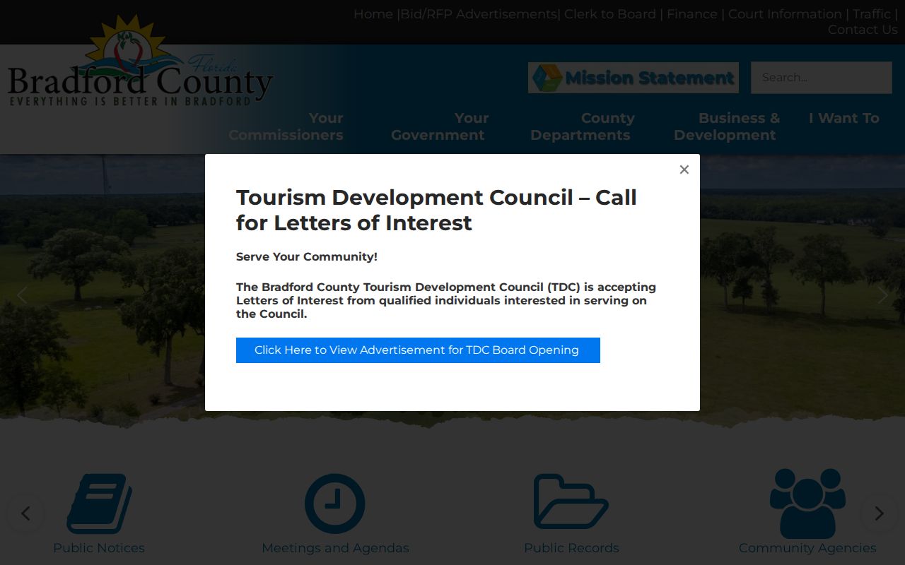 Official Bradford County government website